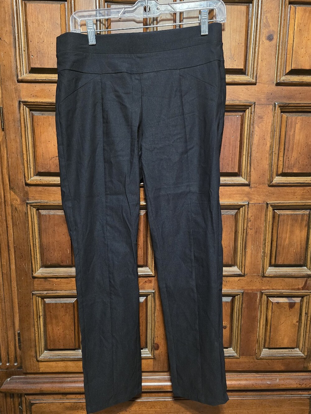 Simply Vera Vera Wang Women’s Black Ankle Pants Mid Rise Flat Front Sz M